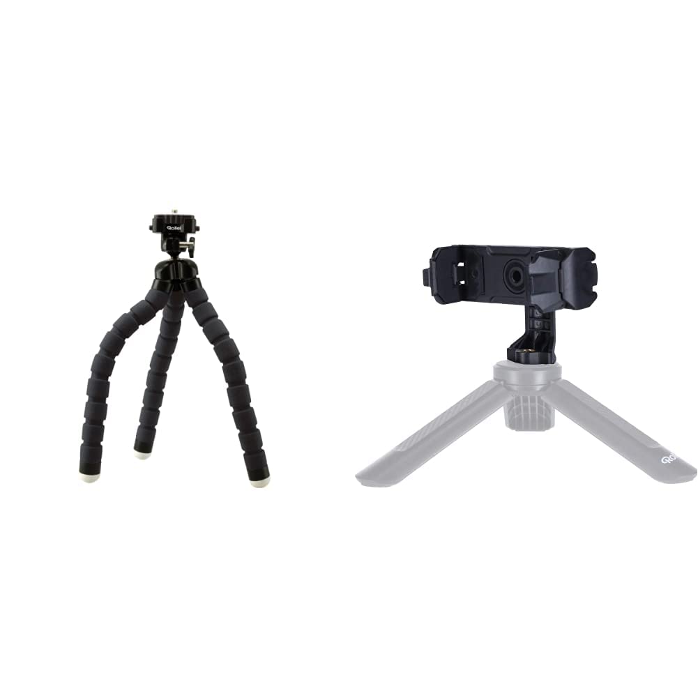 Rollei Monkey Pod - Biegsames Mini Stativ mit flexiblen Beinen, Max. Höhe 27 cm - inkl. Kugelkopf, r