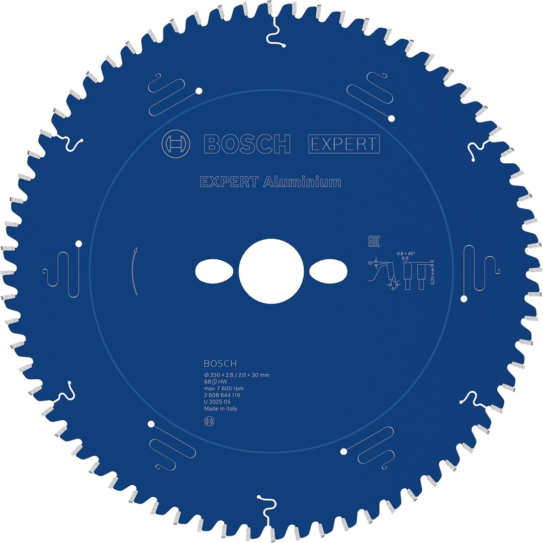 Bosch Accessories Bosch Professional 1x Kreissägeblatt Expert for Aluminium (für Aluminium, Sägeblat