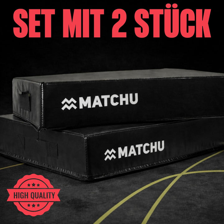 MATCHU - Drop Pads - 2er Set - Hochwertige Dämpfung - Strapazierfähiger Schaumstoff - Strapazierfähi