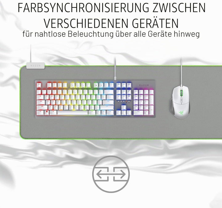 Razer Basilisk Mercury - 16.000 DPI optischer Sensor - Chroma RGB Beleuchtung - 8 programmierbare Ta