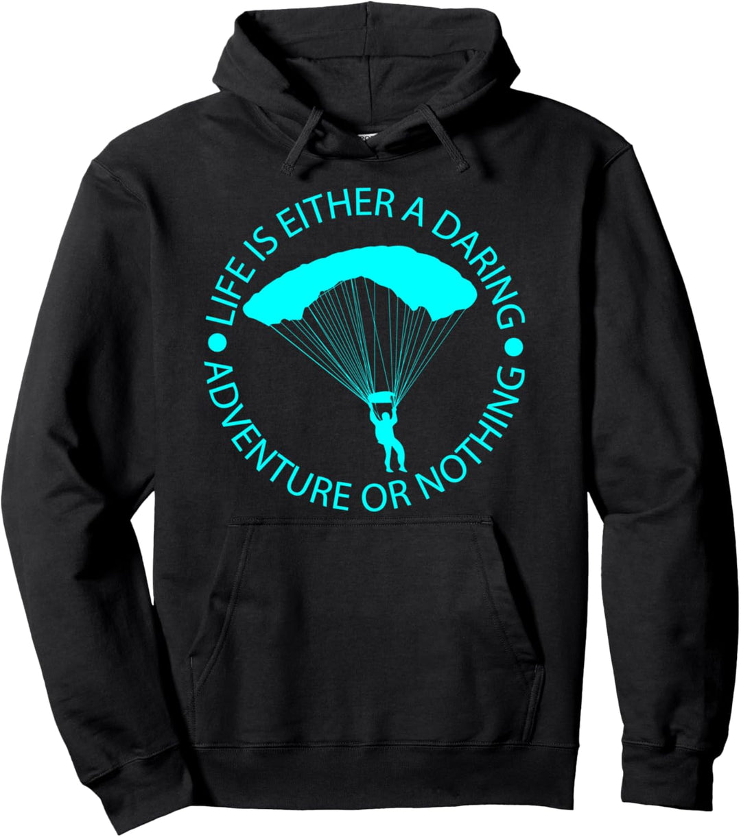 Gleitschirm Pilot Ausrüstung Gleitschirmflieger Paragliding Pullover Hoodie