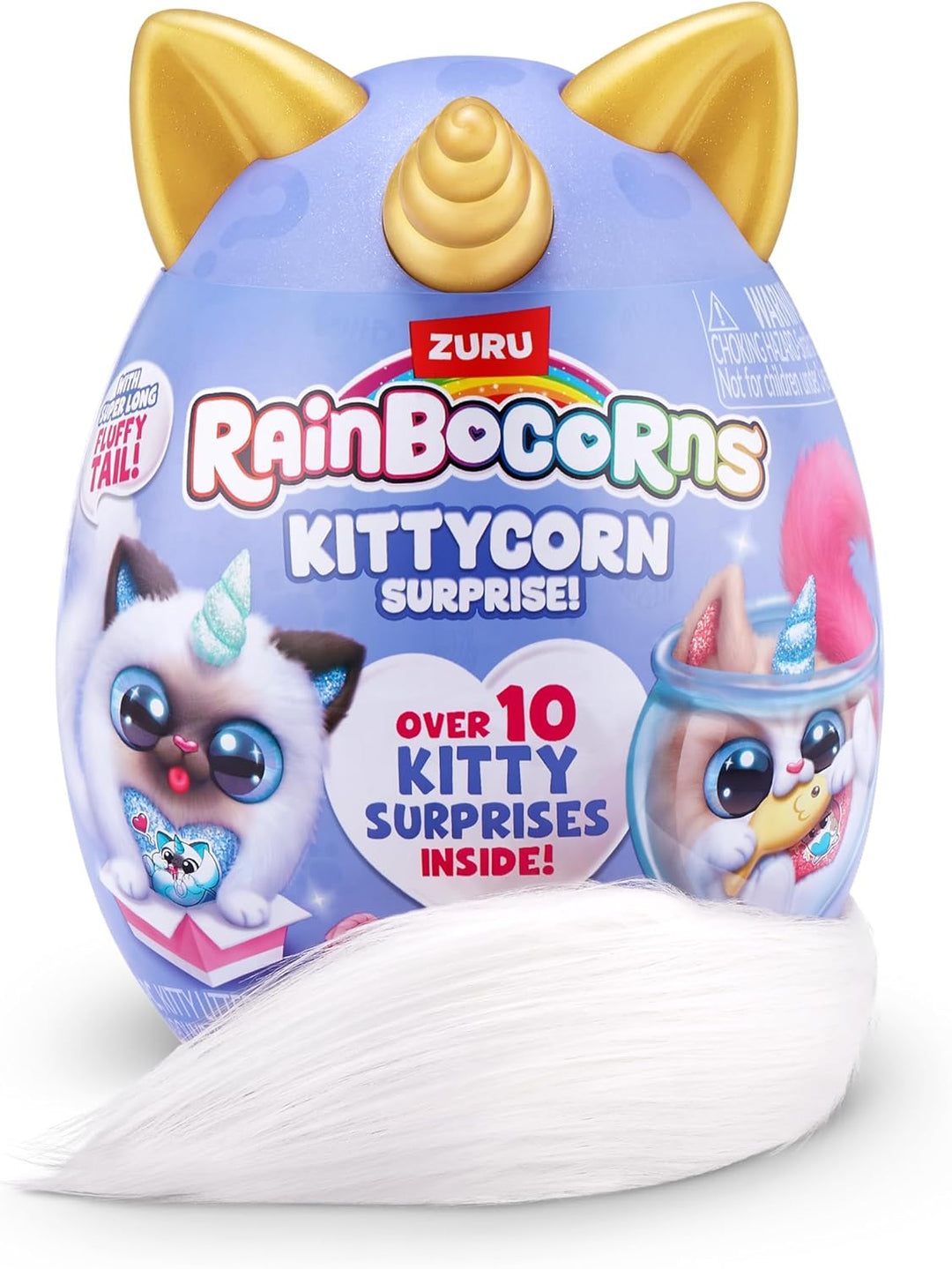 Kittycorn Surprise Serie 3 (Dolly) von ZURU, Plüschtier, Plüsch-Sammeltier, Überraschungseier für Mä