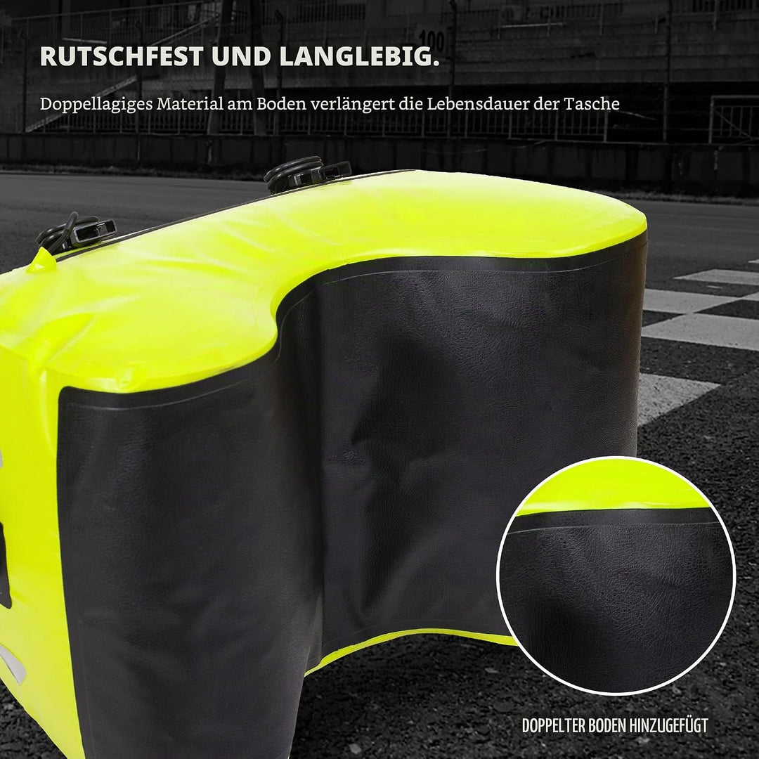 WILD HEART Motorrad-Rücksitztasche U-förmige wasserdichte Hecktasche 50L Motorradausrüstung Lokomoti