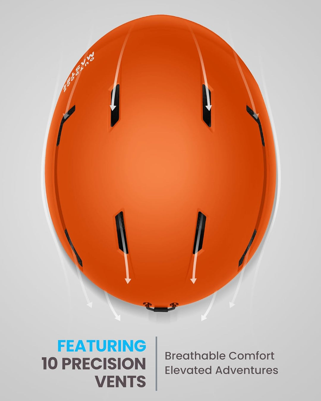OutdoorMaster Skihelm-Set, Snowboard-Helm mit Brille für Erwachsene - 12 Belüftungsöffnungen - Skihe