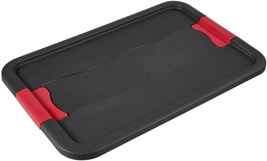 keeeper Transportbehälter mit Deckel und Schiebeverschluss, Extra Stabil, 59,5 x 39,5 x 34 cm, 52 l,