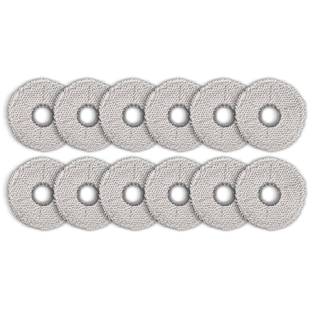 (12 Stück) Wischpad für ECOVACS DEEBOT T30C Omni, T50 Max Pro Omni, N30 Pro Omni, T50 Pro Omni, T50