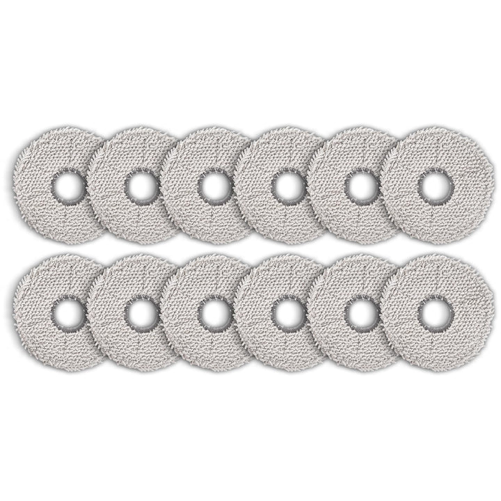 (12 Stück) Wischpad für ECOVACS DEEBOT T30C Omni, T50 Max Pro Omni, N30 Pro Omni, T50 Pro Omni, T50