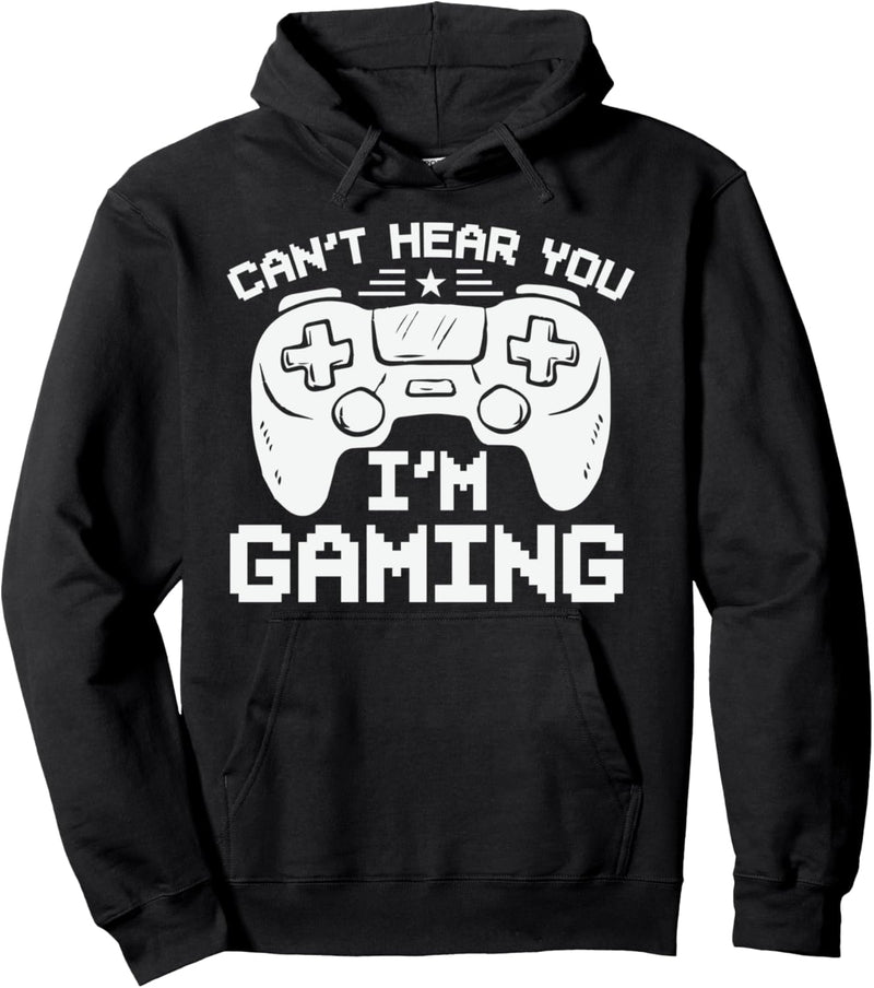 Ich kann Sie nicht hören, im Gaming-Kopfhörer Lustiger Pullover Hoodie