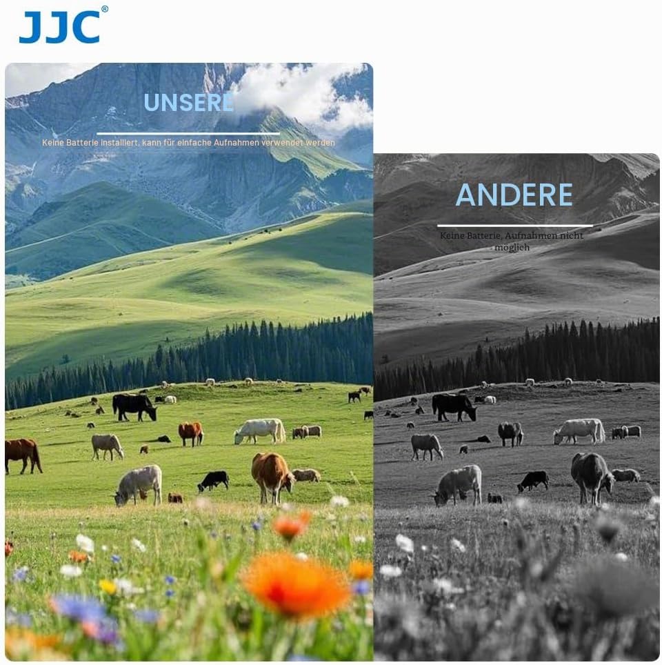 JJC Timer Fernbedienung mit Stativ Halter Klemme für Sony Alpha ZV-1 A6600 A6500 A6300 A7IV A7III A7