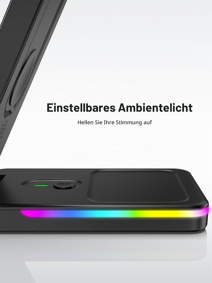 Induktive Ladestation für Google Pixel Watch 3/2, 3 in 1 Google Pixel Ladegerät für Google 10/9/9 Pr