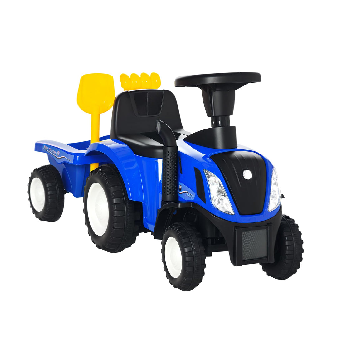 HOMCOM Kinder Rutschauto New Holland Rutscherfahrzeug Kinderauto Kinderfahrzeug Klassische Auto Lauf