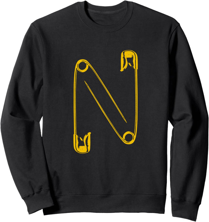 Sicherheitsnadeln Sweatshirt