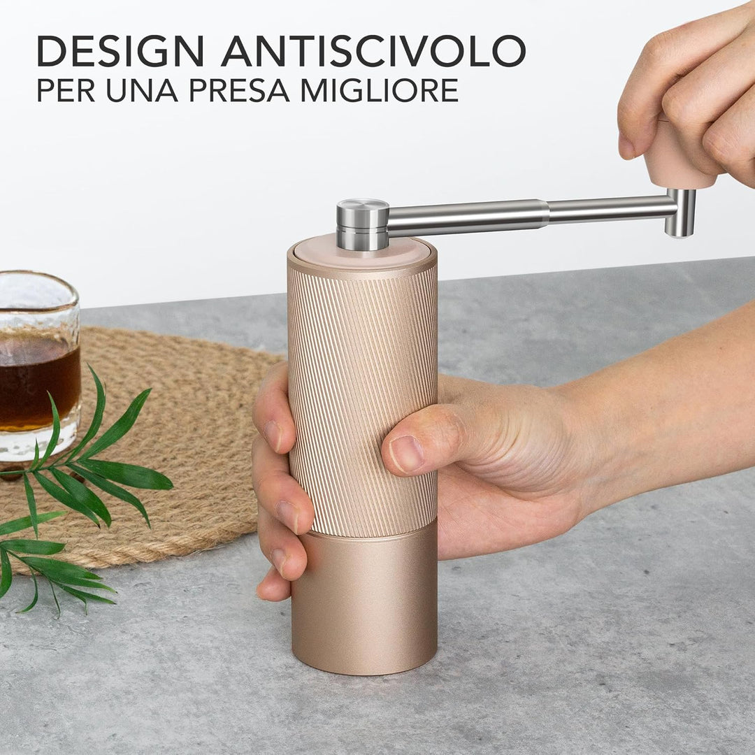 TIMEMORE Chestnut C2 FOLD Kaffeemühle Manuelle, Edelstahl Kaffeemühle mit kegelförmigem Mahlwerk, Ha