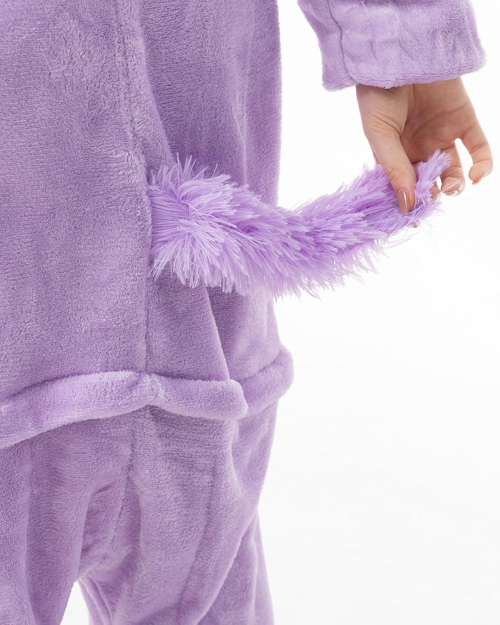 Katara Flauschige Einhorn Kostüme Onesies Kigurumis für 145-185cm Körpergrösse (Erwachesene, Damen,