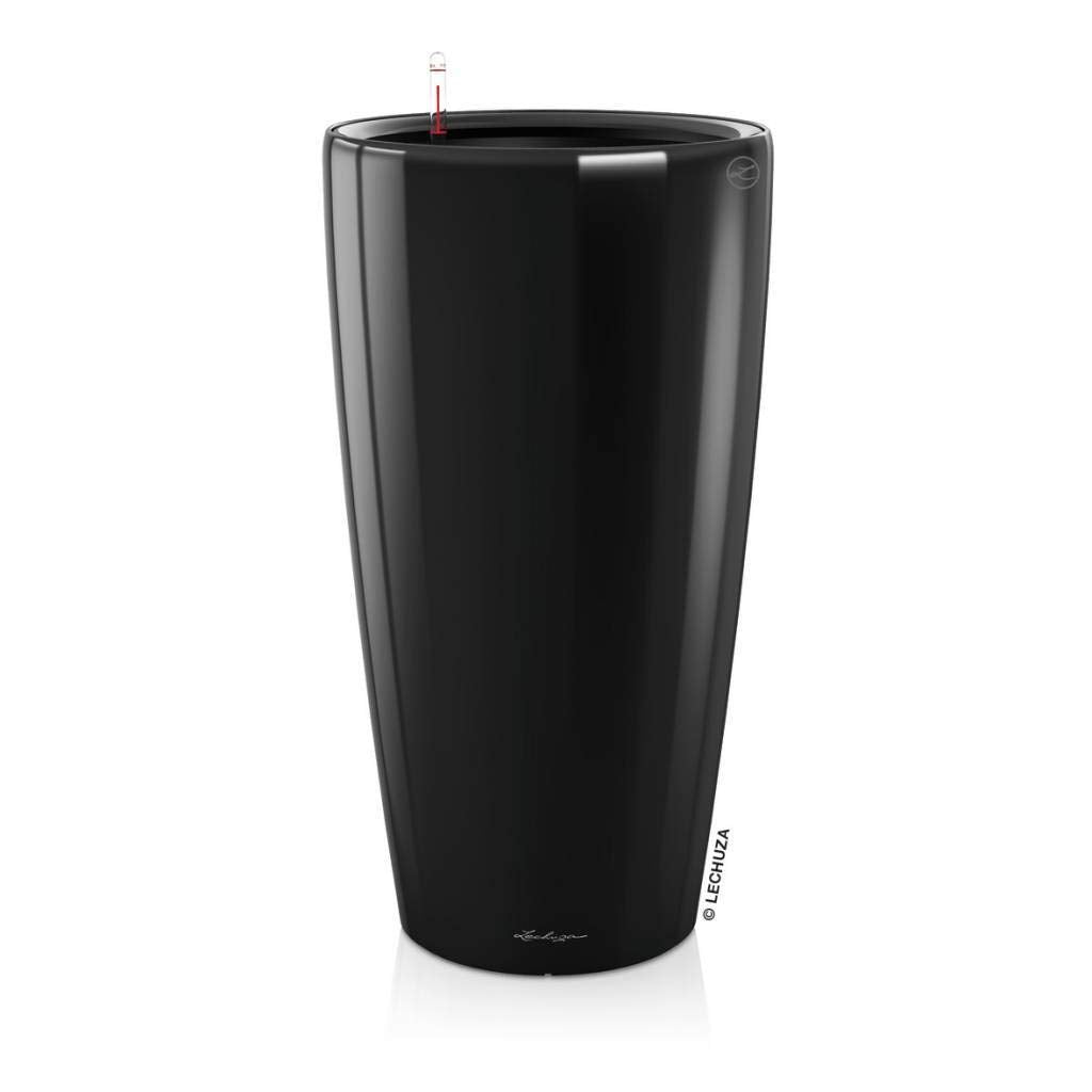 Lechuza Pflanzgefäss Rondo 32 schwarz Hochglanz 15789