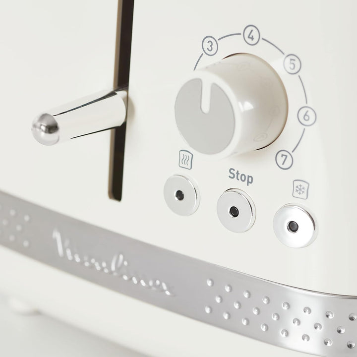 Moulinex Broodrooster Soleil LT300A10, Elfenbein Toaster mit 2 Schlitzen, Toaster mit 2 Schlitzen