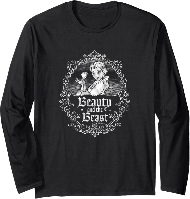 Disney Beauty And The Beast Belle Classic Portrait Langarmshirt