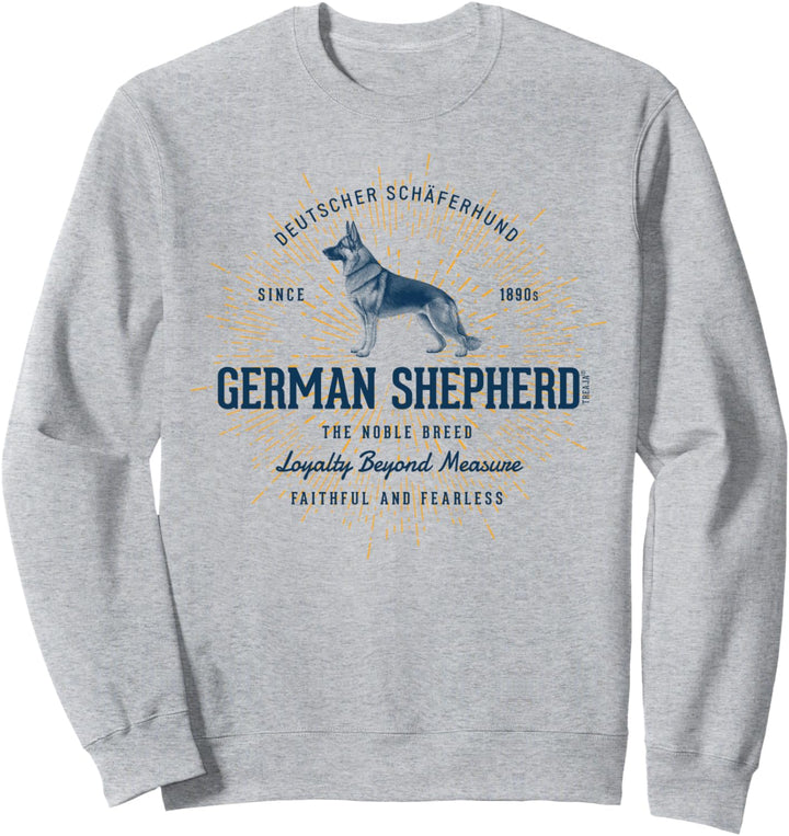 Retro-Stil Deutscher Schäferhund Vintage Sweatshirt