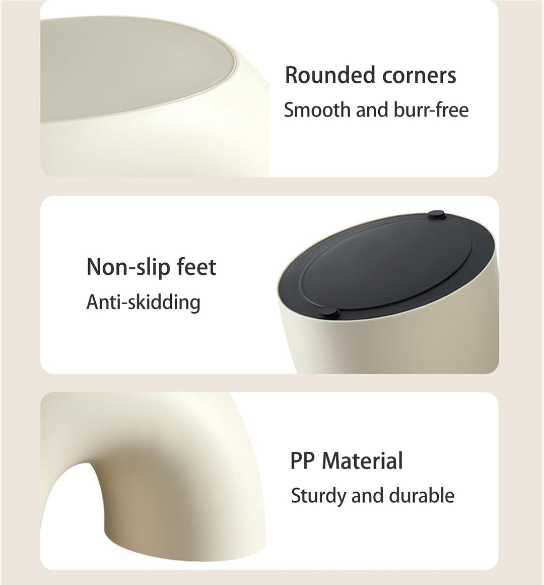 Ringförmig Toilettenhocker Erwachsene Tragbar rutschfest Langlebig Kackhocker Für Das Badezimmer Klo