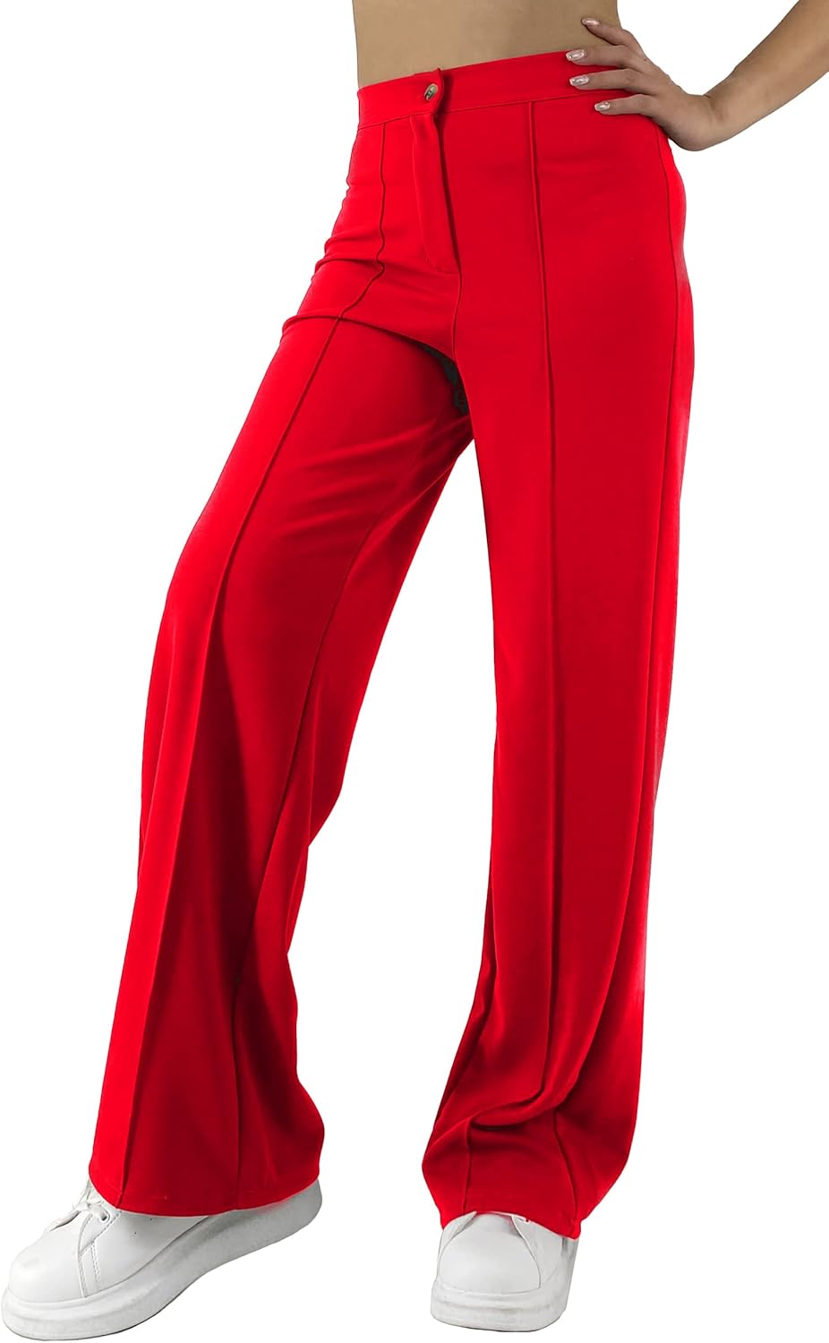 Jophy & Co. Damenhose mit weitem Bein (Artikelnr. 6554) XXL Rot, XXL Rot