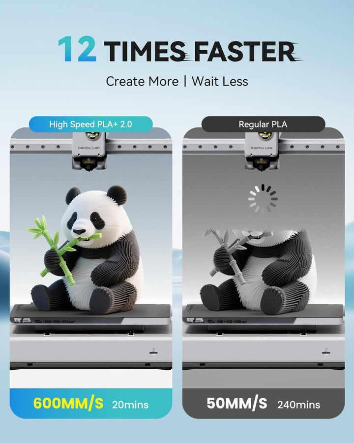 SUNLU PLA+ 2.0 3D Drucker Filament Bündel, 10KG Upgrade High Speed PLA+ Filament 1.75mm ±0.02mm, 1kg