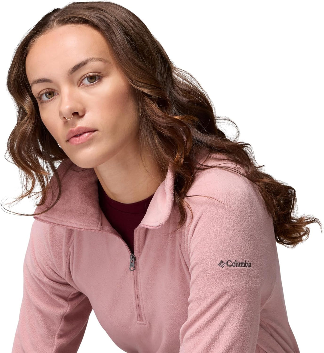 Columbia Fleecejacke mit halbem Reissverschluss für Damen, GLACIAL IV PRINT, AK1130 XS Radiergummi,