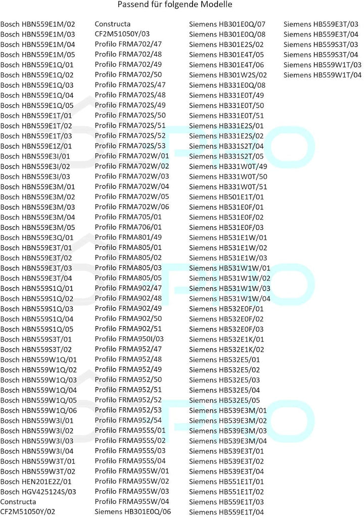 DL-pro Emalierte Backblech 442x370mm passend für Bosch 00748225 748225 HEZ431001 Siemens HZ431001 Ju