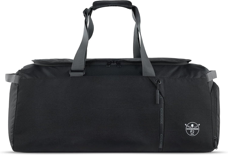 Chiemsee Jumper Sport- und Reisetasche “Free” - Weekender aus recyceltem PET in schwarz