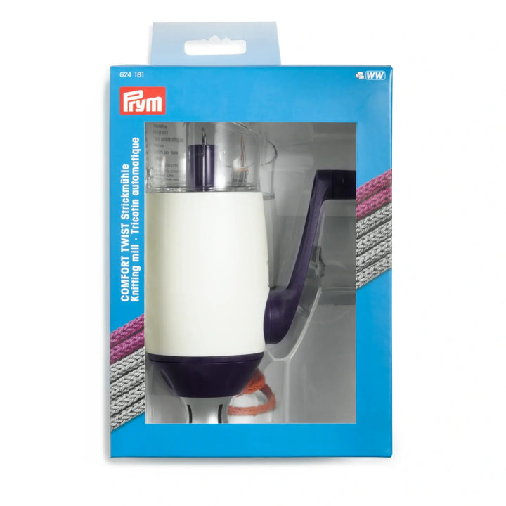 Prym 624181 Comfort Twist Strickmühle, Violett Weiss, One Size Single, Single