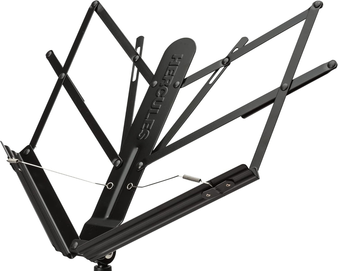 Hercules BS100B Music Stand with EZ Desk, Glide and Angle Roller