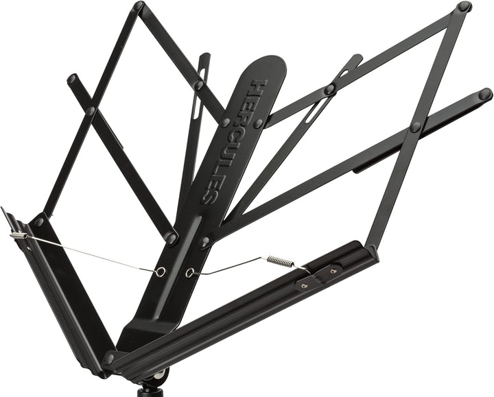 Hercules BS100B Music Stand with EZ Desk, Glide and Angle Roller