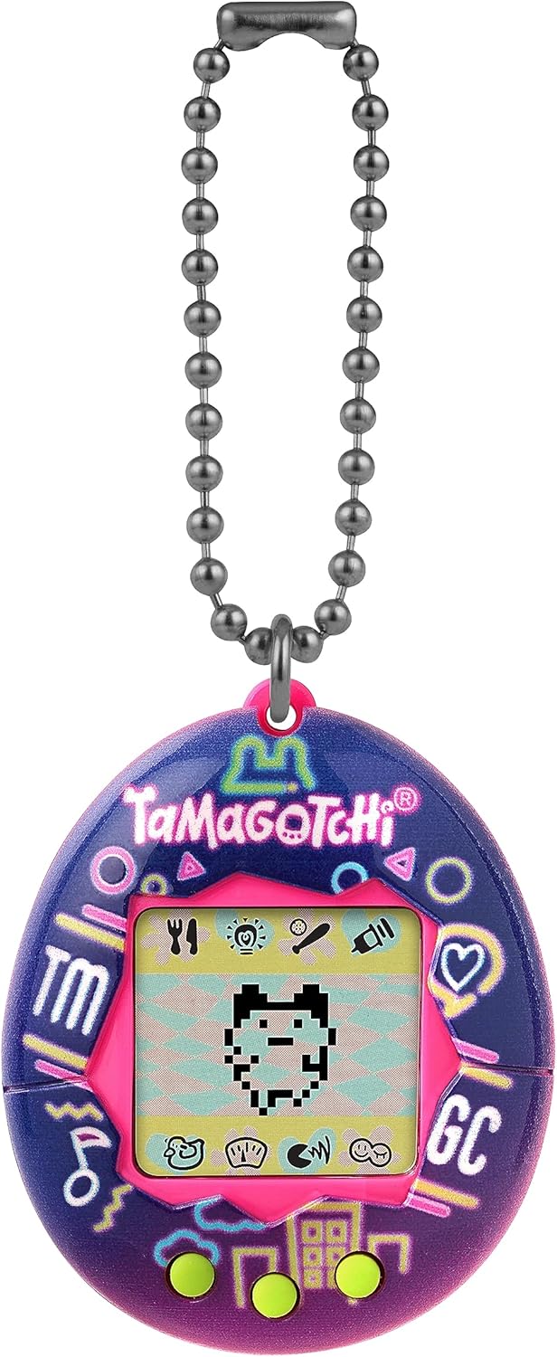 BANDAI-Tamagotchi Virtuelles Haustier Neon Lights 42974 Neonlichter, Neonlichter
