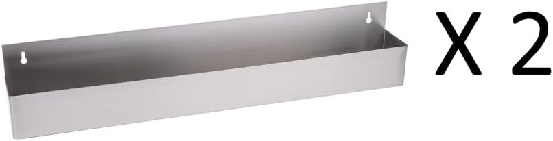Cocktail7 Speed Rail Flaschenhalterung, Flaschenregal Speedrack Edelstahl 81cm für 8 Flaschen, Speed