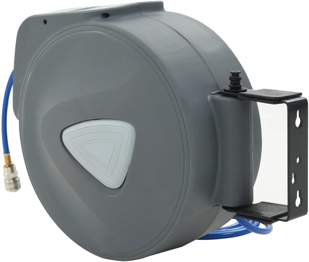 vidaXL Druckluftschlauch Aufroller Automatik Pneumatikschlauch Trommel Schlauchtrommel Schlauchaufro