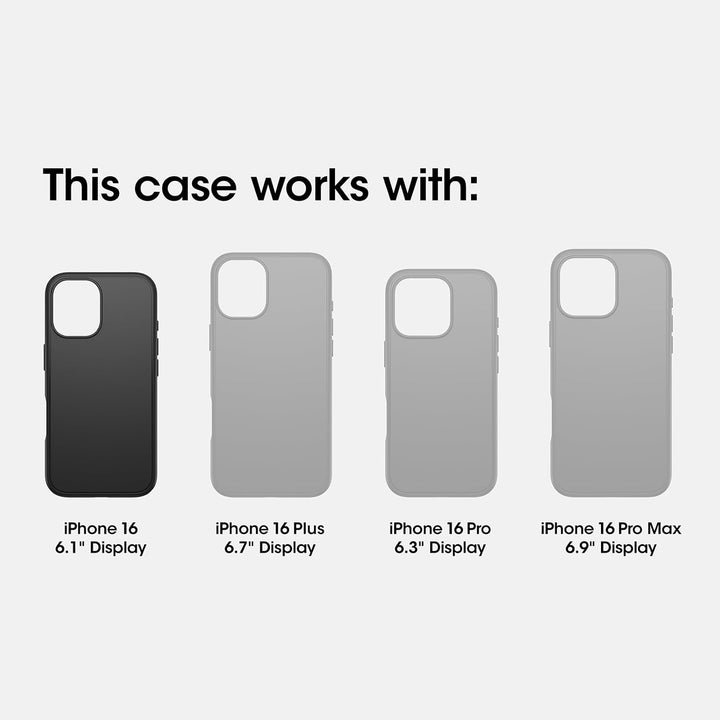 OtterBox React Series MagSafe Hülle für iPhone 16, stossfest, sturzsicher, ultraschlank, schützende