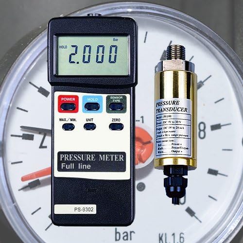 OCS.tec Druckmessgerät Tester Prüfer Manometer Drucksensor Kompressoren Pumpanlagen Tanks Silos DM1