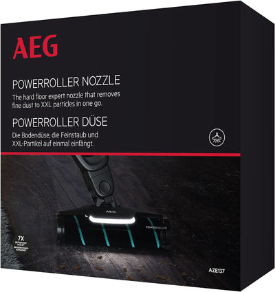 AEG AZE137 Power-Softrolle (Bodendüse ideal für Hartböden, hervorragende Saugkraft, LED Frontlichter