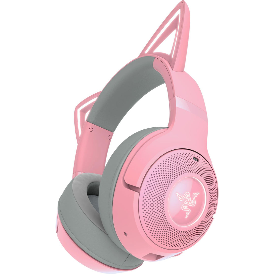 Razer Kraken Kitty V2 BT - Wireless Bluetooth RGB Headset with Kitty Ears (Kitty Ears and Earcups, B