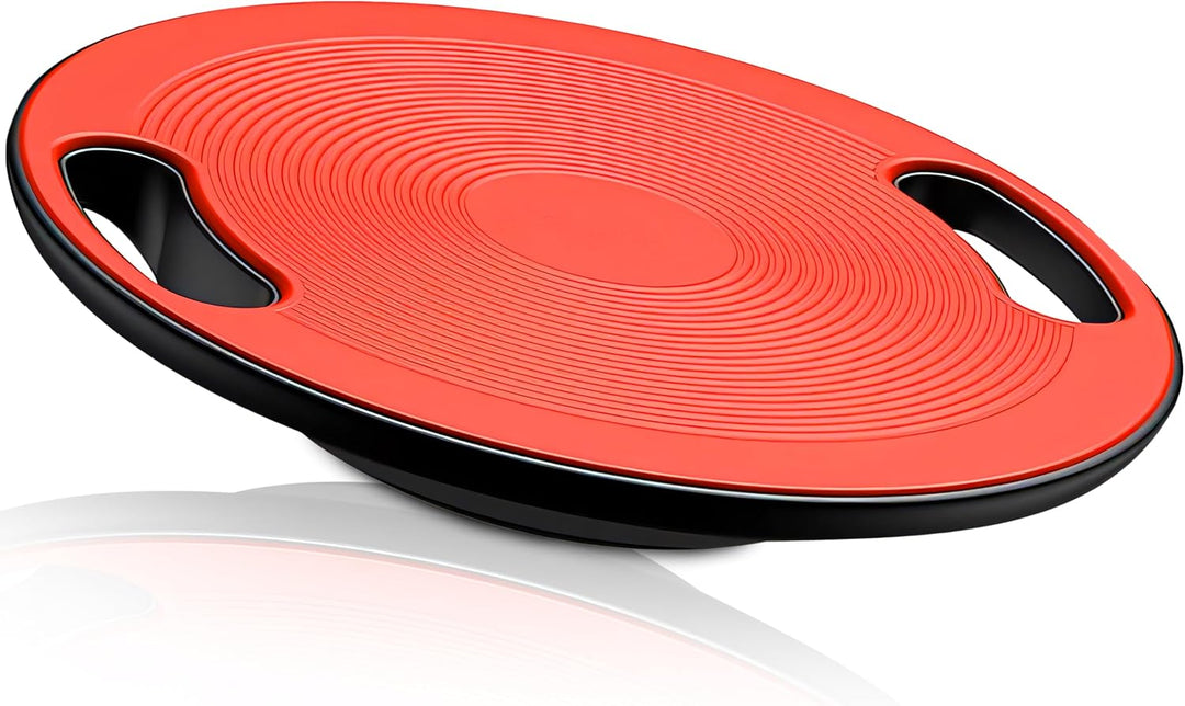 Retoo Balance Board Wackelbrett mit Griffen Gleichgewichtstrainer Ø 40 cm max. 150 KG Fitness Balanc
