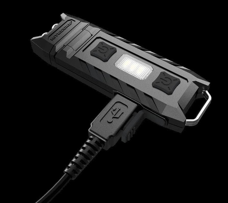 Nitecore THUMB UV - 45 Lumen, über USB aufladbar, Lampenkopf verstellbar, UV-Licht