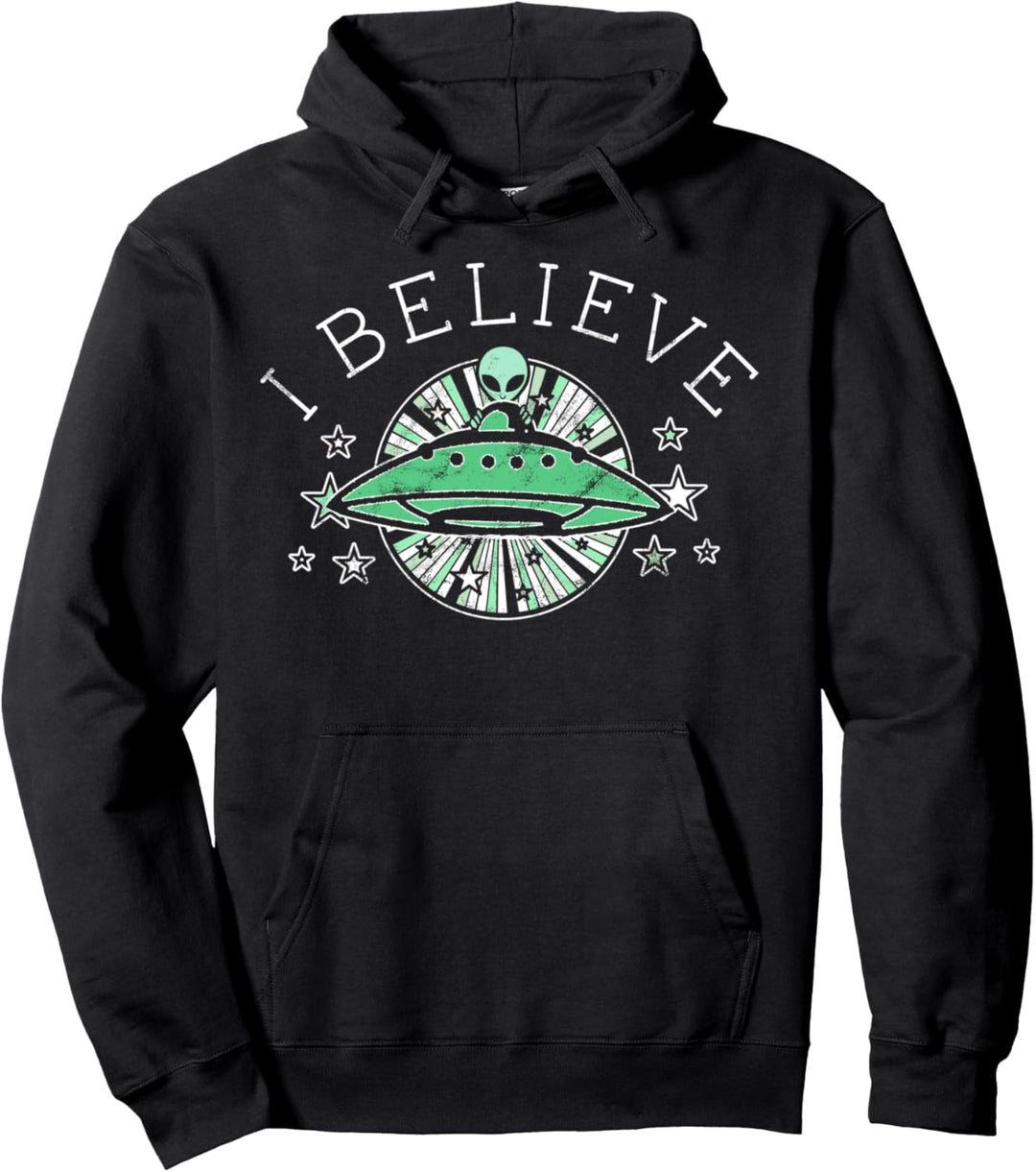 Trendy Real Aliens Pullover Hoodie