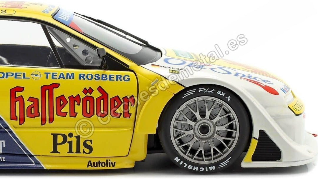 WERK 83 W1802003 Miniaturauto aus der Kollektion, Gelb/Weiss/Blau