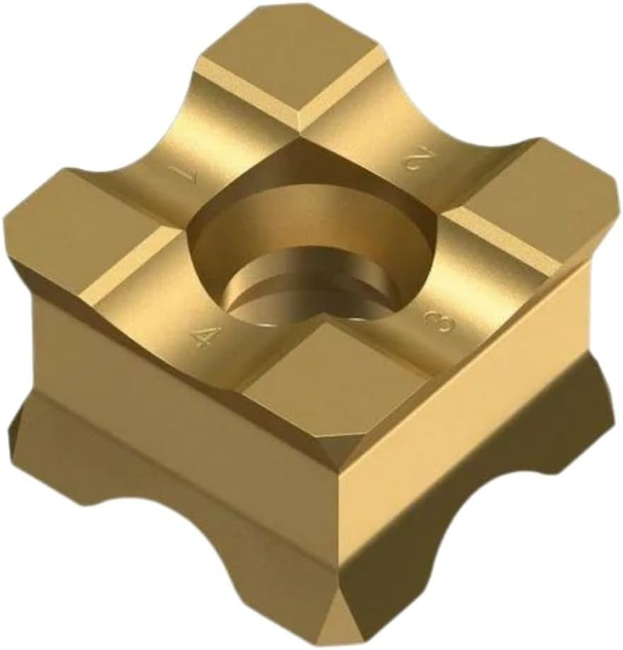 Fein Wendeschneidplatte KX (10 Stück, Radius 3 mm für die universelle Anwendung bei Stahl, fräsbare