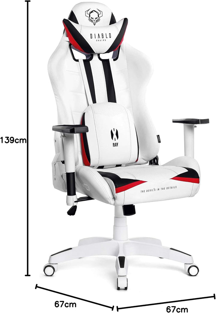 Diablo X-Ray Gaming Stuhl Bürostuhl Gamer Chair Schreibtischstuhl 4D Armlehnen Ergonomisches Design