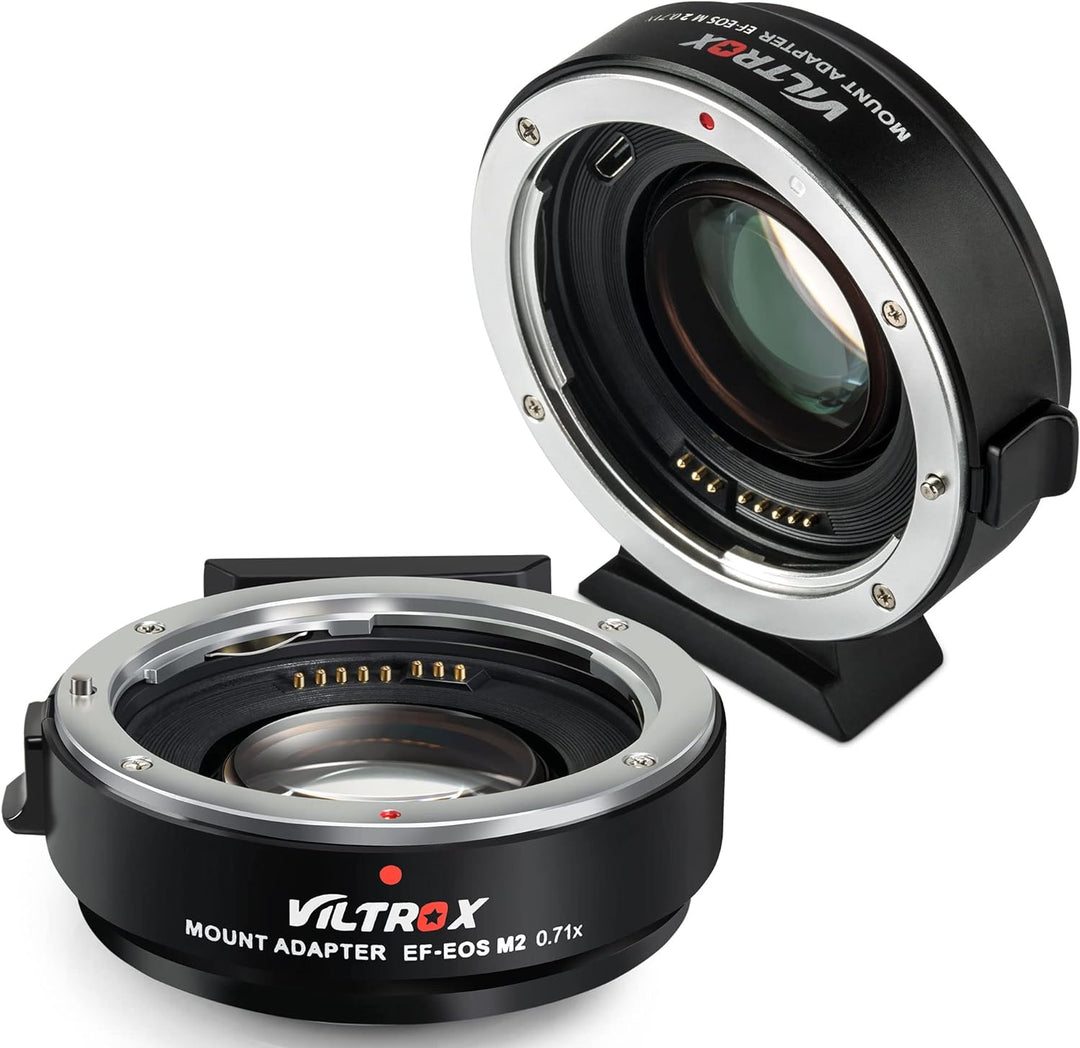 VILTROX EF-EOS M2 0,71x Speedbooster Adapter Autofokus für EF-mount Objektiv für für Canon EOS M Sys
