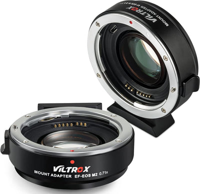 VILTROX EF-EOS M2 0,71x Speedbooster Adapter Autofokus für EF-mount Objektiv für für Canon EOS M Sys