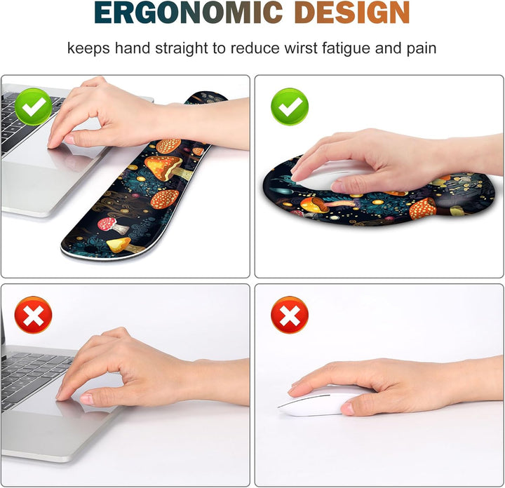 Gaming-Mauspad, grosse Schreibtischunterlage, niedlicher Schreibtischunterlage, 4-in-1 XXL-Mauspad +