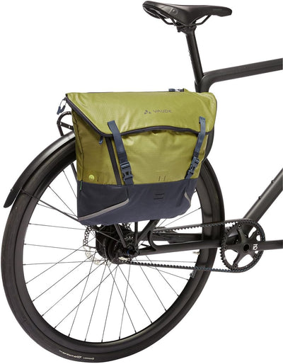 VAUDE CityMe Bike - Radtasche mit Laptopfach Einheitsgrösse Bamboo, Einheitsgrösse Bamboo