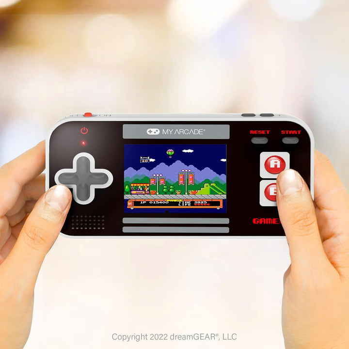My Arcade Gamer V Classic Red – Tragbares Gaming-System mit 220 Spielen, 6,3 cm (2,5 Zoll) Farbdispl