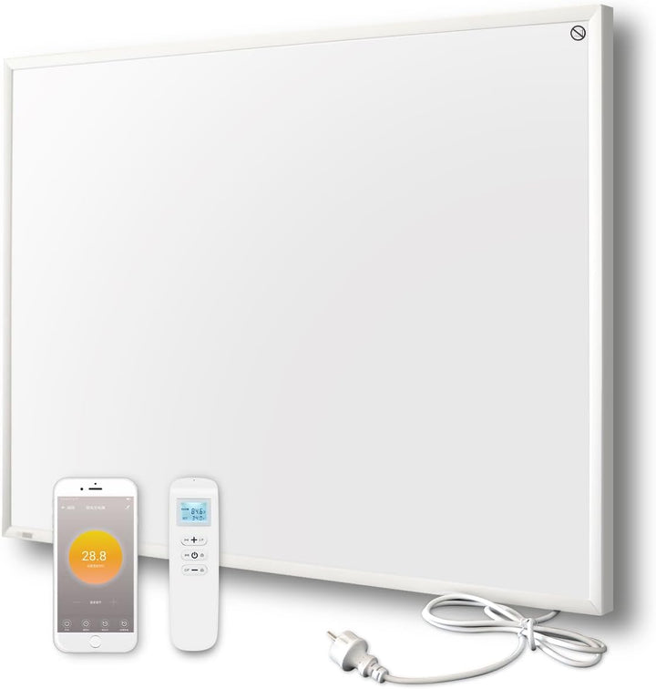 Infrarotheizung mit Thermostat - App Fernbedienung Steuerung - Infrarot Wandheizung - Elektroheizung